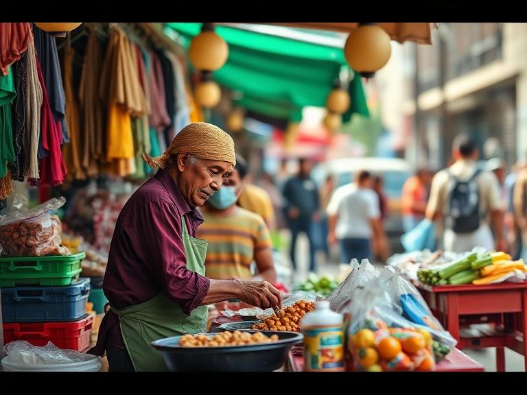 Photo 1: people working in different environments